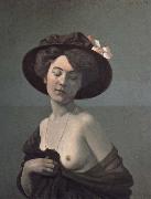 Felix Vallotton Woman in a Black Hat Sweden oil painting artist